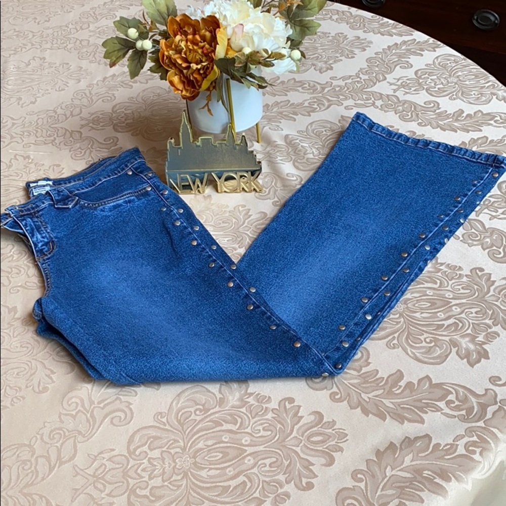 Cache Stretch Flared Jeans